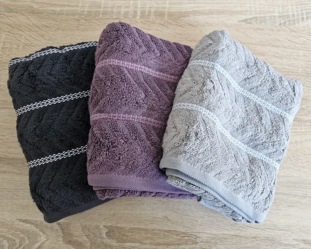Набір турецьких махрових рушників Cestepe MicroCotton Premium 3 штуки 50x90 + 3 штуки 70х140 Multi 3 щільність 600 г/м2 - фото 6