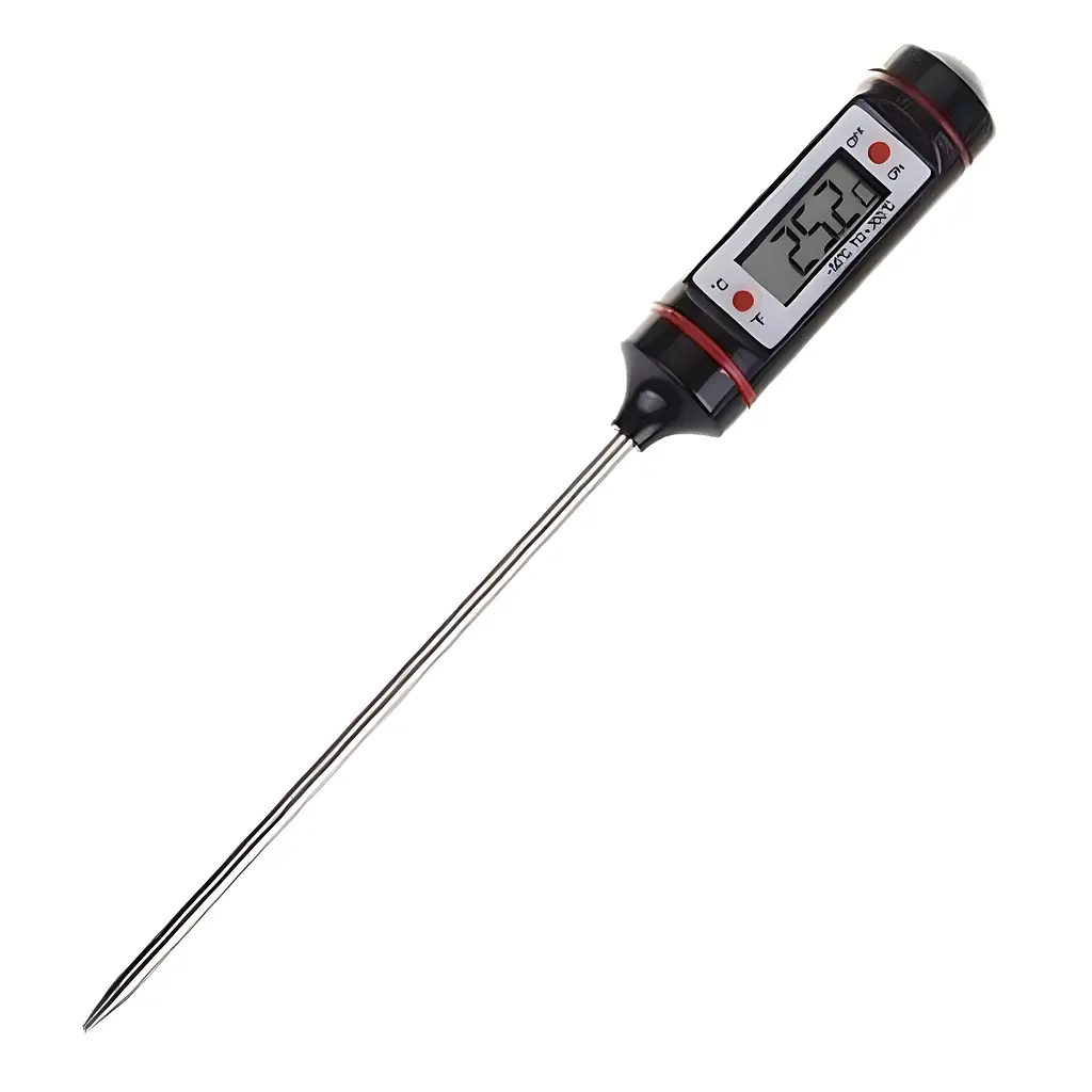 Термометр харчовий FOOD THERMOMETER (від -50°C до +300°C), Електронний кулінарний щуп-термометр для м'яса та рідин - фото 7