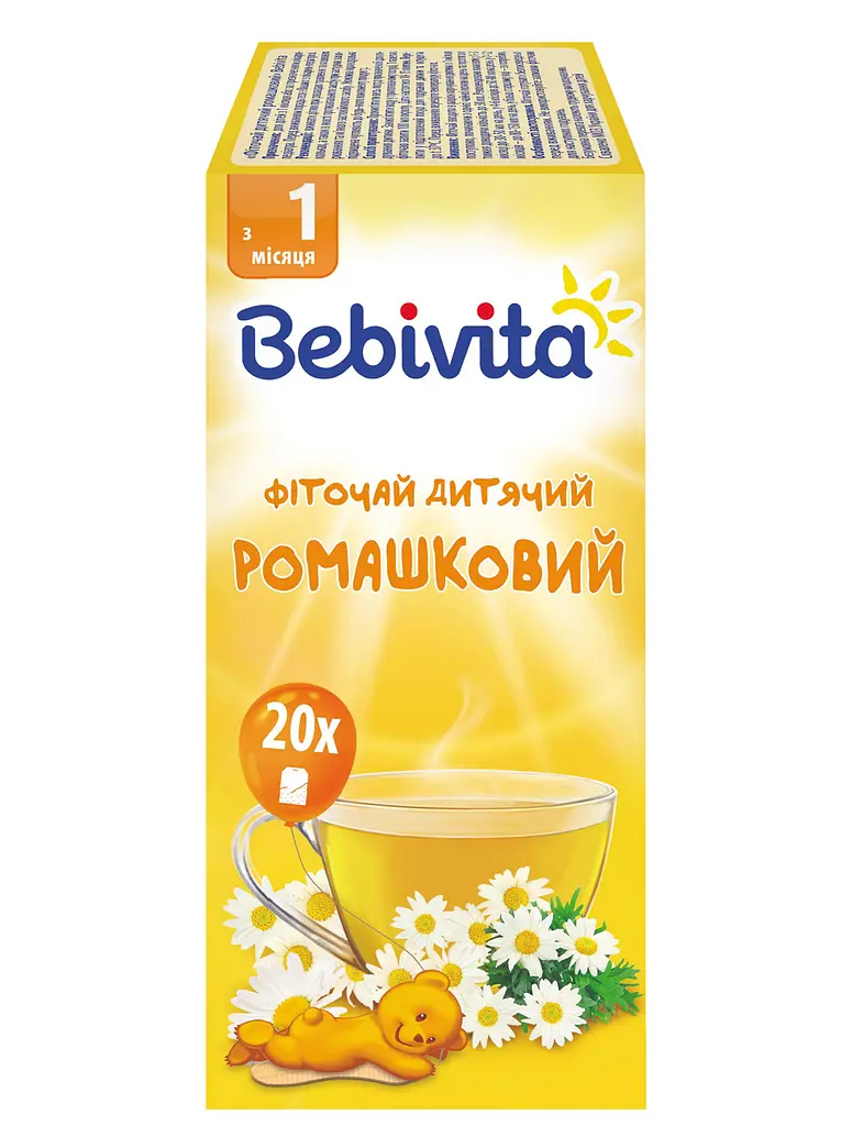 Детский фиточай с ромашкой Bebivita в пакетиках, 20 шт. - фото 3