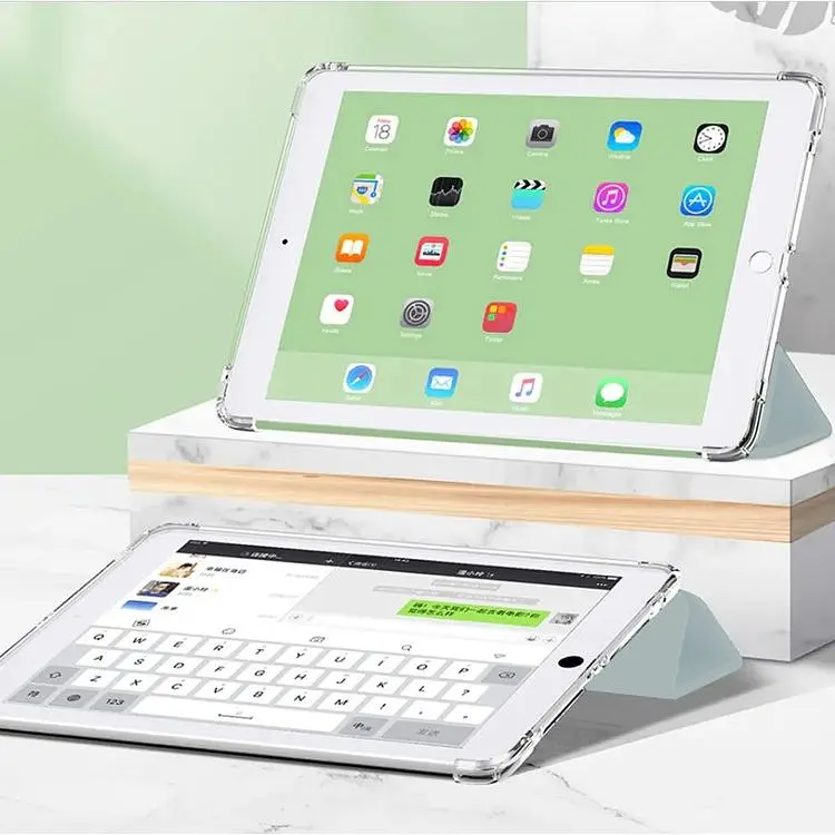 Чохол-книжка BeCover Tri Fold Soft TPU для Apple iPad mini 6 2021 Light Blue (706723) - фото 4