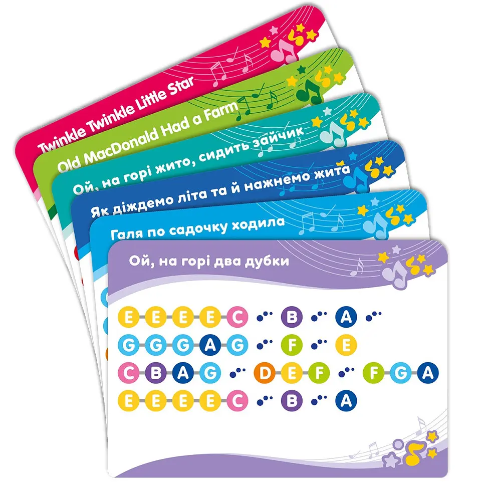 Детская музыкальная игрушка Kiddi Smart «Цветные ноты» 4514T-KS - фото 2