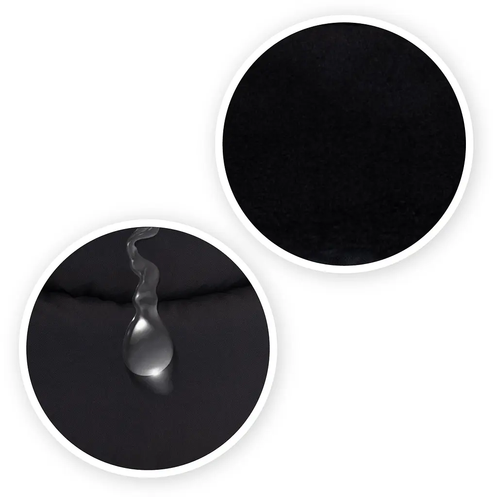 Зимний конверт MoMi Sleeping bag black черный - фото 8