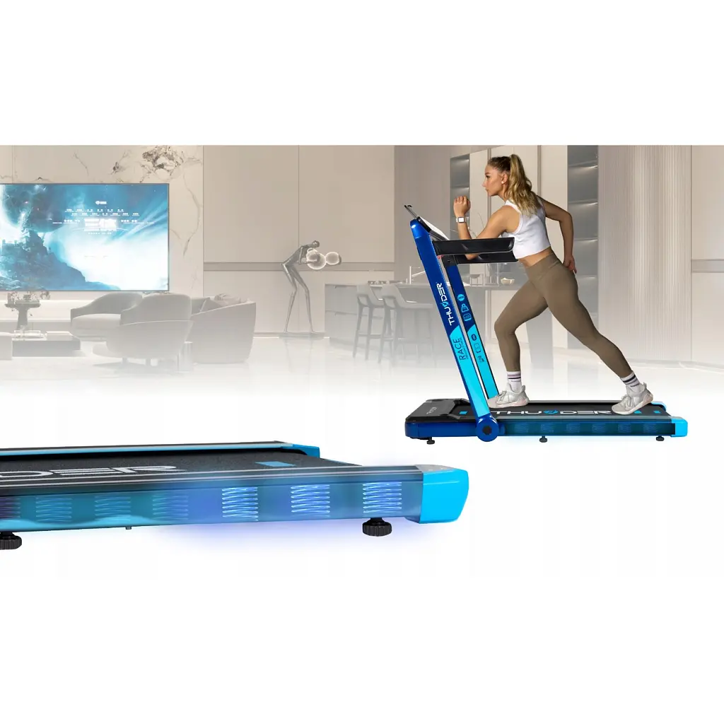 Беговая дорожка THUNDER Race Blue - фото 7