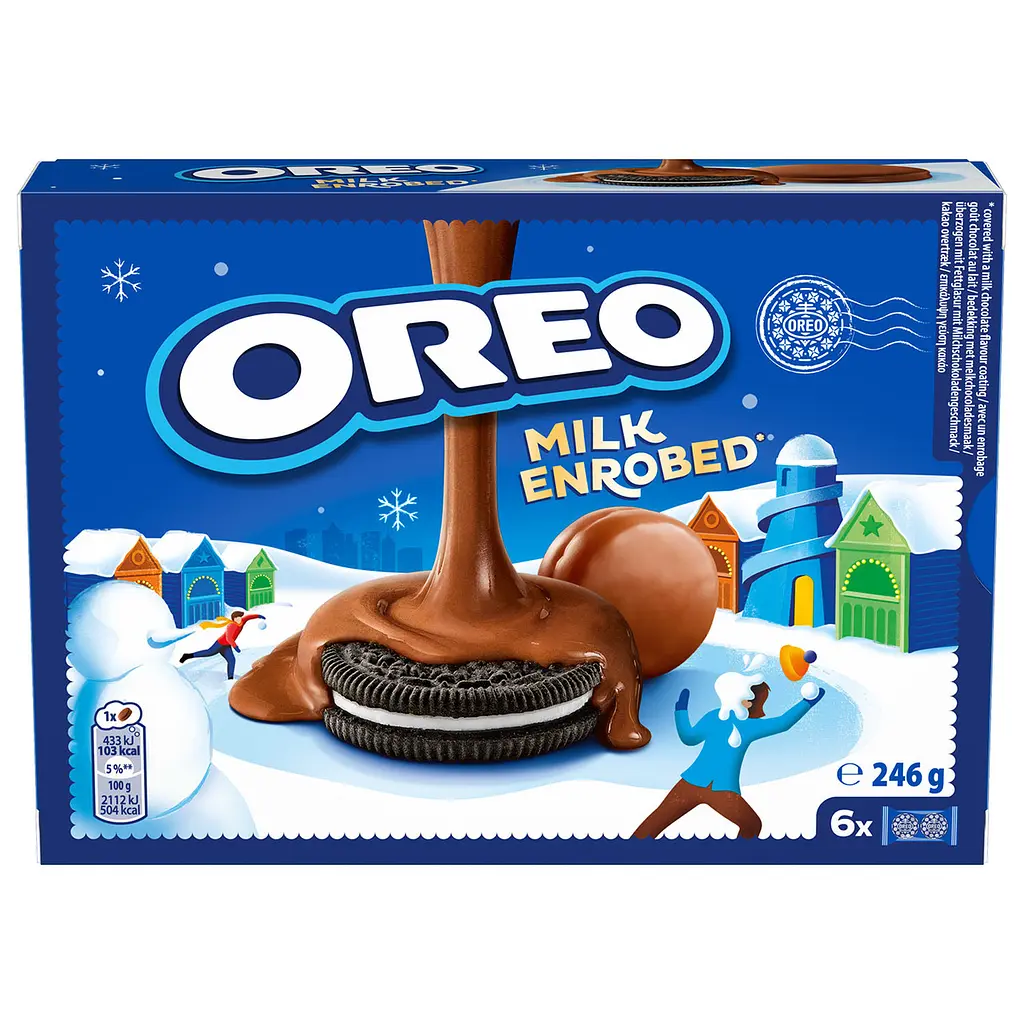 Печиво Oreo 6 Milk Enrobed 246 г