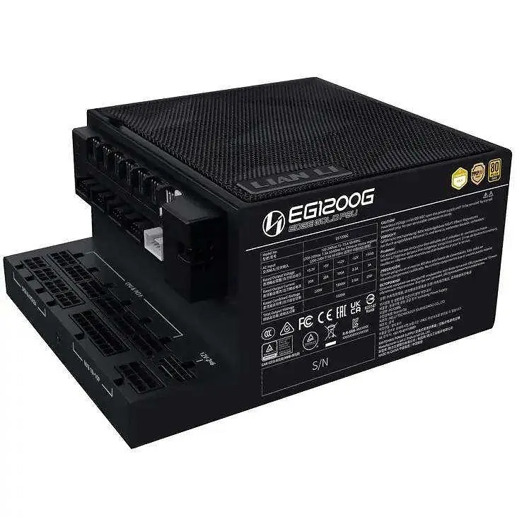 Блок живлення Lian Li Edge Gold 1200 Black (G9P.EG1200G.BH00.EU) - фото 8