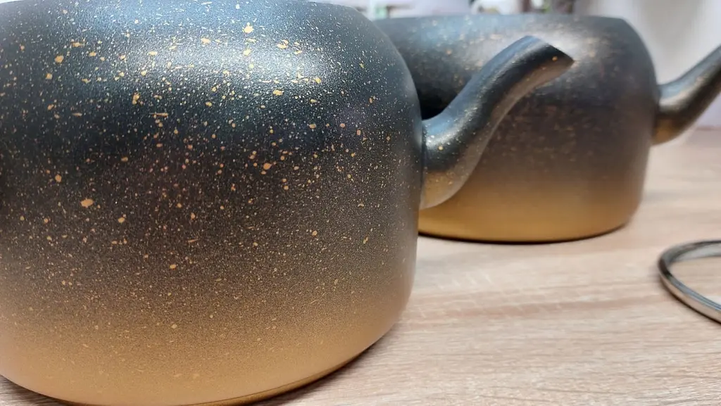 Двоярусний чайник O.M.S. Collection 8250-XL-Gold (1,8/3,6 л.) - фото 4