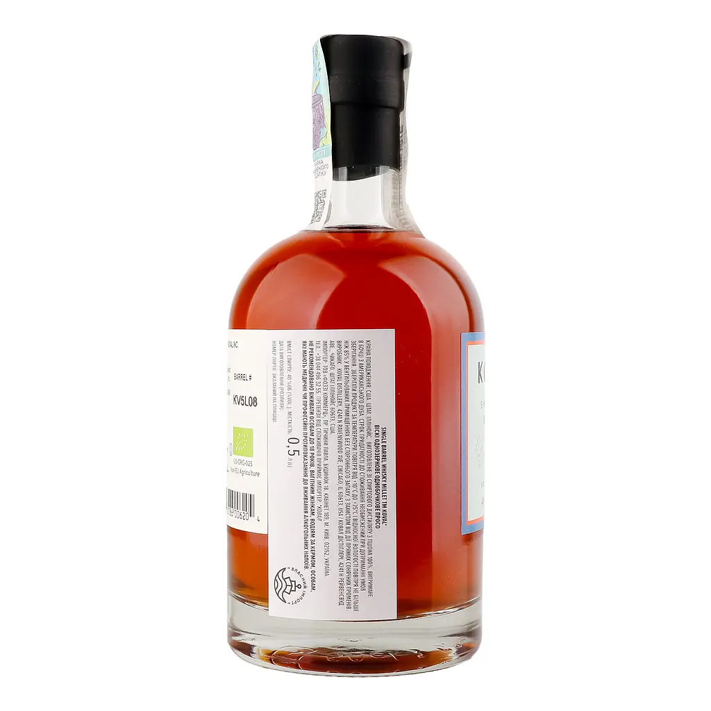 Виски Koval Millet Single Barrel 40% 0.5 л - фото 3