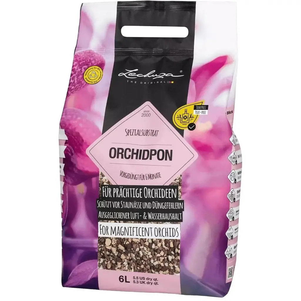 Субстрат Lechuza для орхiдей Orchidpon, 6 л (19581)