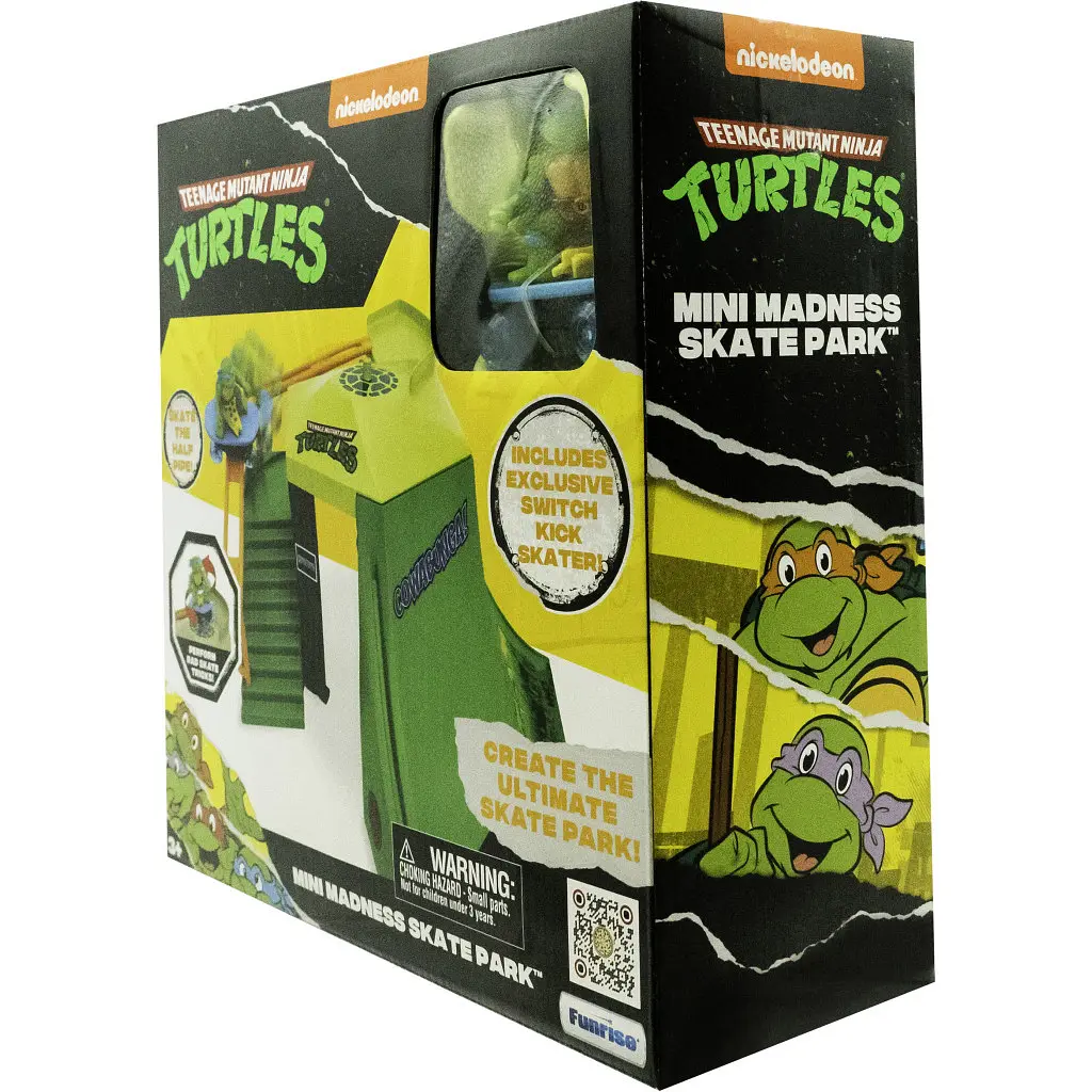 Ігровий набір Funrise TMNT Черепашки-ніндзя класичні міні Скейт-парк (71053) - фото 4