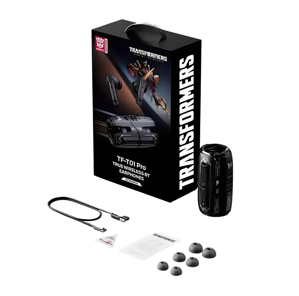 Навушники TWS Hasbro Transformers TF-T01 Pro SCOURGE Black - фото 3