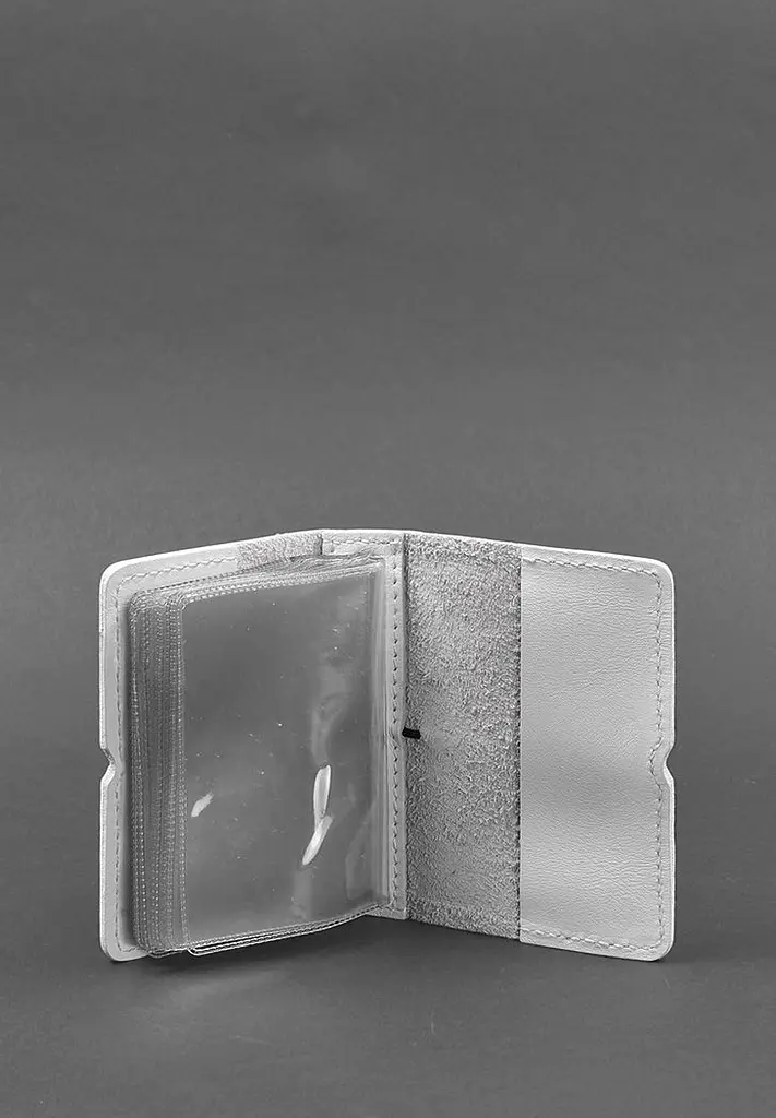 Женский кожаный кард-кейс 7.0 красный - фото 4