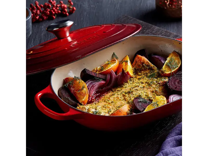 Каструля Le Creuset Oblong Casserole 31 см Cerise (21112310602430) - фото 6