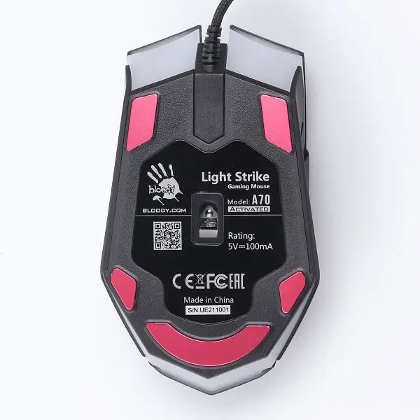 Игровая мышь A4Tech A70 Bloody Matte Black - фото 4
