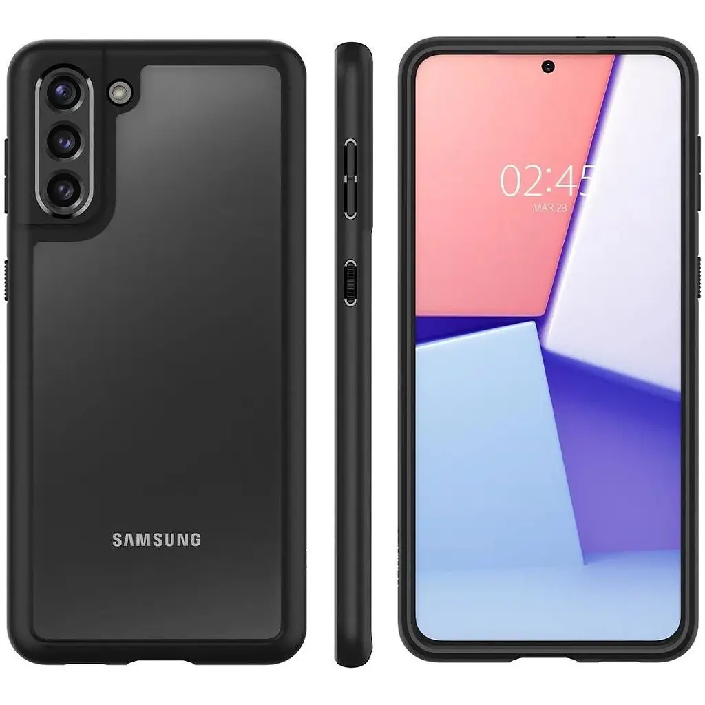 Оригінальний чохол Spigen Ultra Hybrid для Samsung Galaxy S21 Plus (6.7") Matte Black (ACS02388) - фото 10