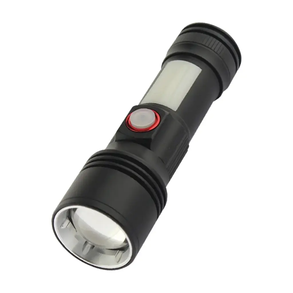 Ліхтар Quantum Adept 10W LED zoom +COB з USB (QM-FL1031)