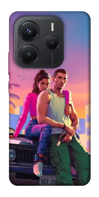 TPU чохол Demsky GTA VI Heroes для Xiaomi Redmi Note 14 5G