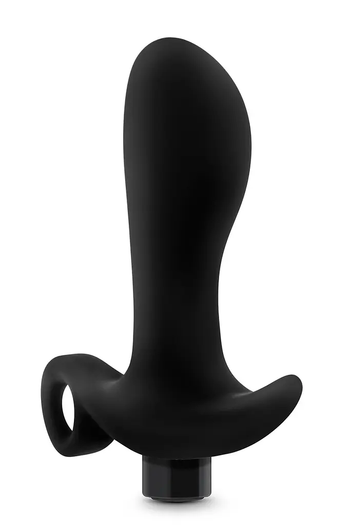 Анальна пробка Blush Anal Adventures Platinum Silicone Vibrating Pros - фото 4