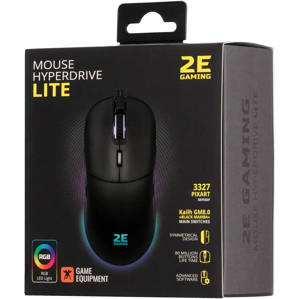 Миша 2E Gaming HyperDrive Lite Black [2E-MGHDL-BK] [109057] - фото 12