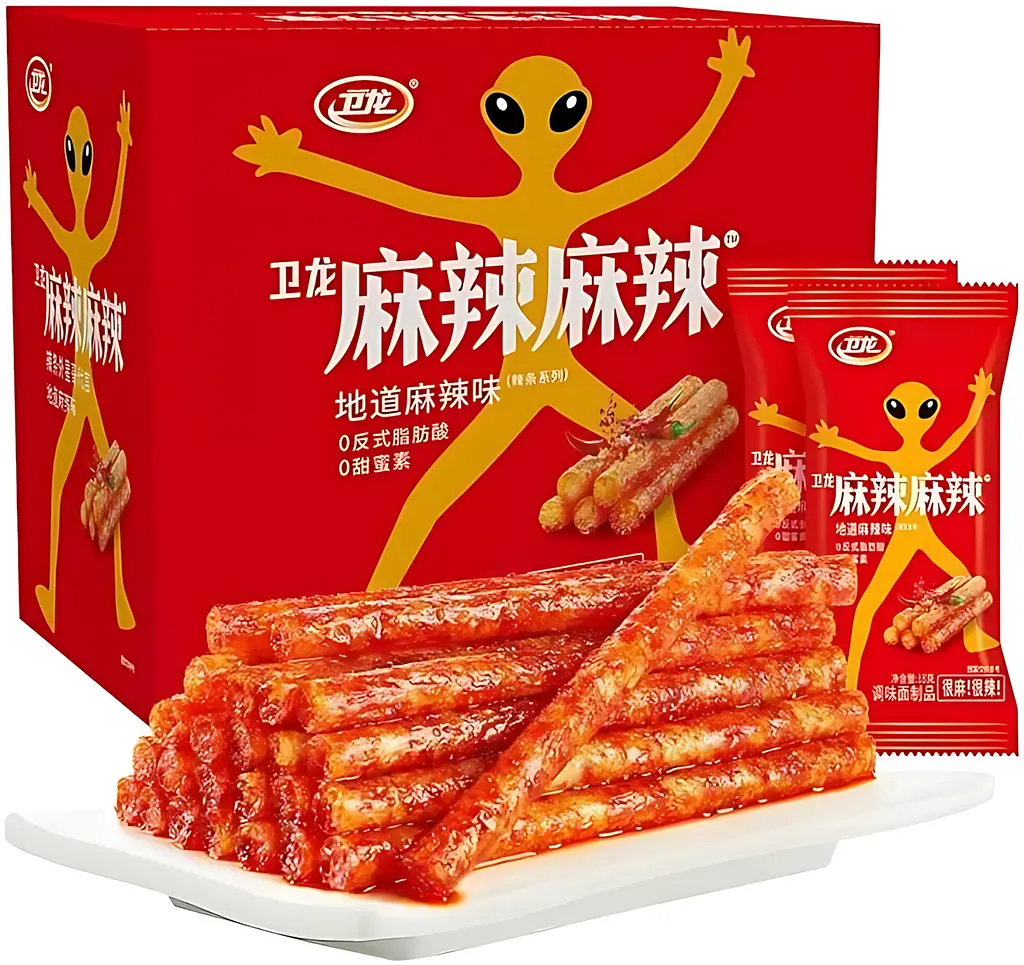 Снек латьяо Latiao Hot &amp; Spicy WEILONG, 25 г - фото 2