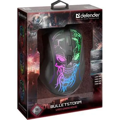 Комп'ютерна мишка Defender Bulletstorm GM-928 USB Black (52928) - фото 7