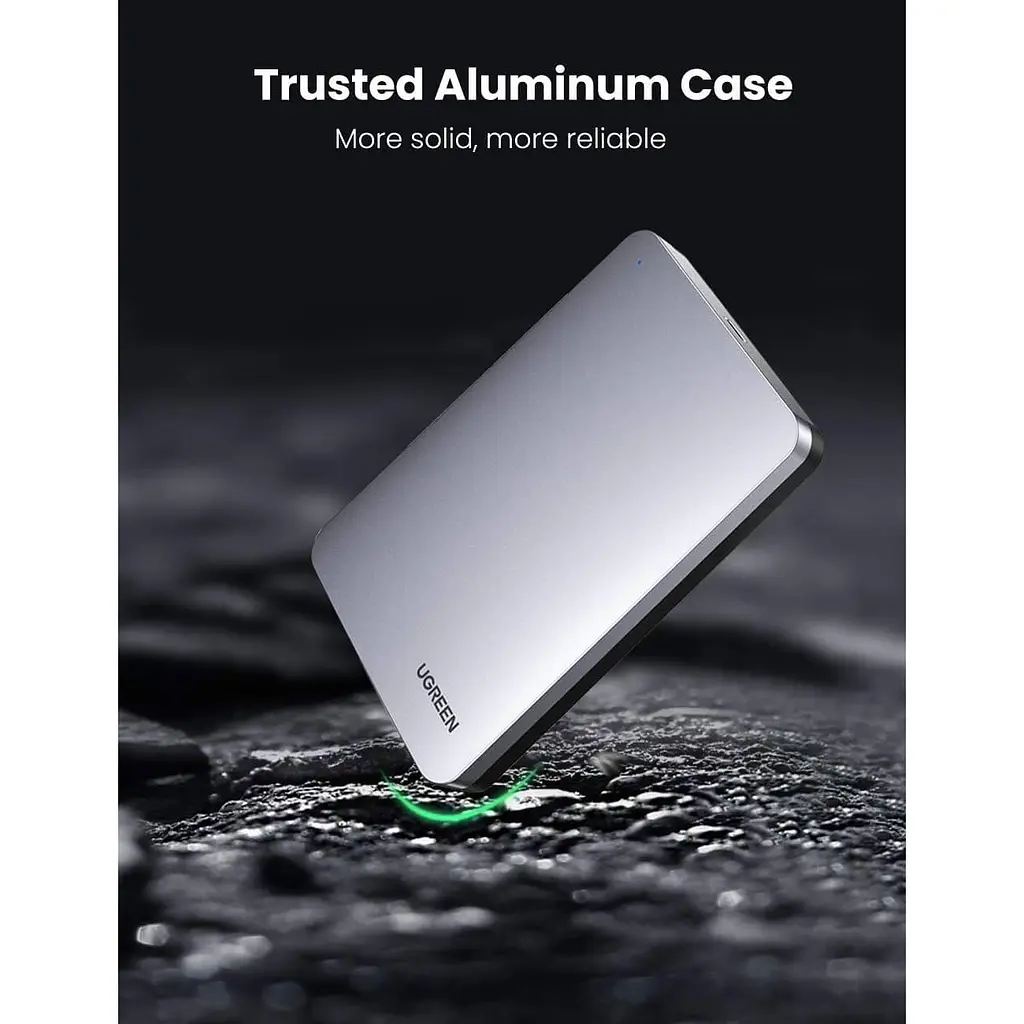 Зовнішня кишеня Ugreen 2.5-Inch SATA External Hard Drive Enclosure (UGR-70498) - фото 3