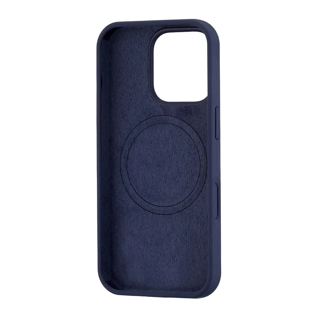 Чохол Silicone Case Full Cover with MagSafe iPhone 16 Pro Blue - фото 2