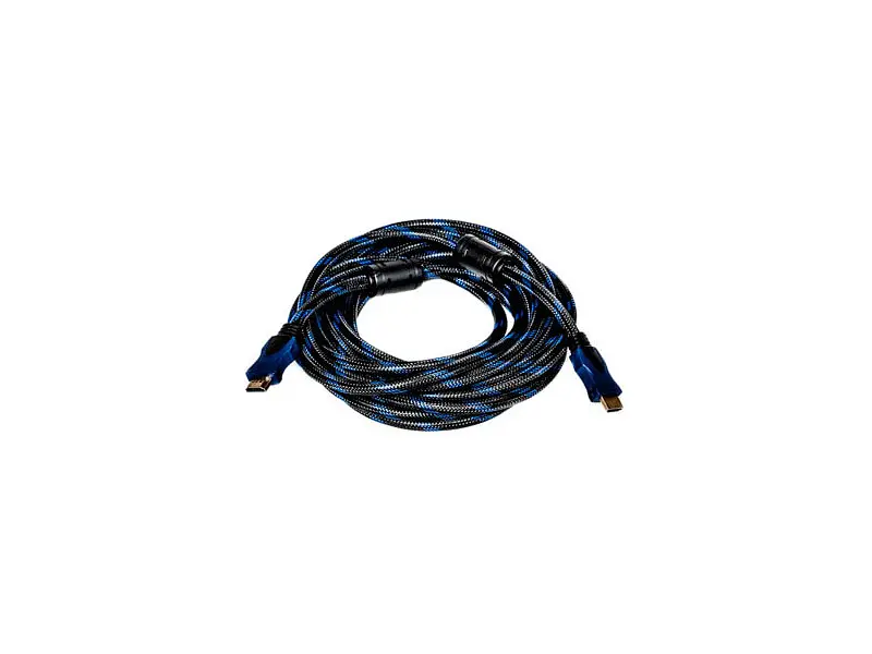 Кабель PowerPlant (KD00AS1201) HDMI - HDMI, 3м, позолочені конектори, 1.4V, Nylon, Double ferrites - фото 2