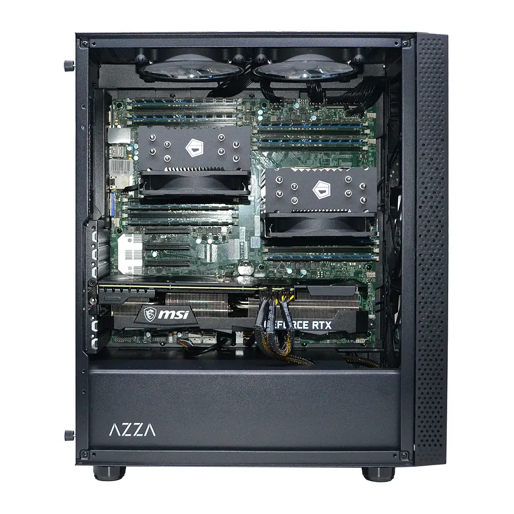 Двопроцесорна робоча станція Power Up #362 Xeon E5 2680 v4 x2/128 GB/SSD 1TB/GeForce RTX 4060 8 Gb - фото 3