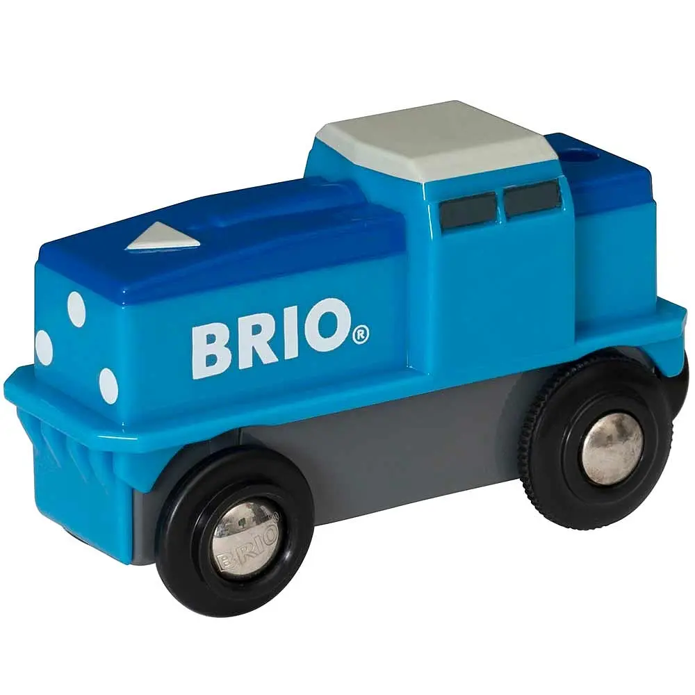 Вантажний локомотив для залізниці Brio на батарейках (33130) - фото 2