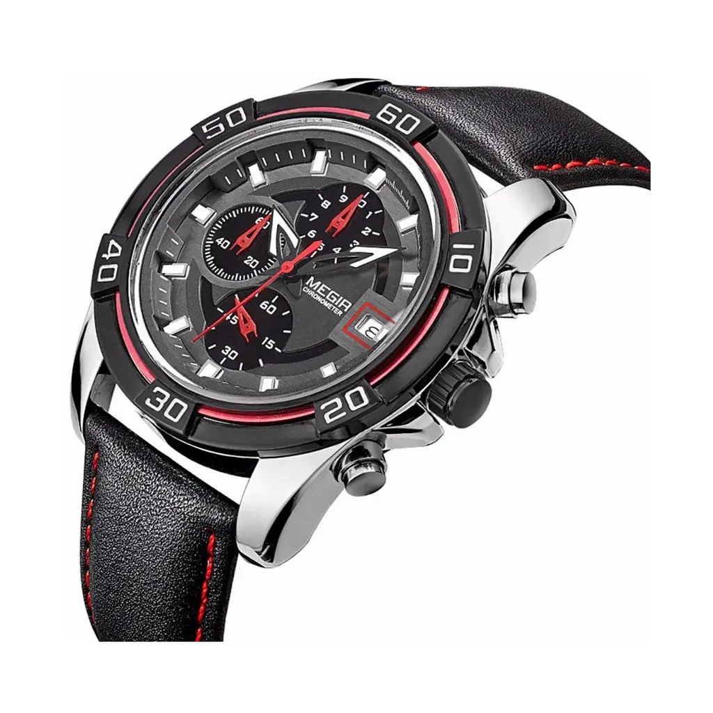 Чоловічий годинник Megir MG2023 Black - фото 3