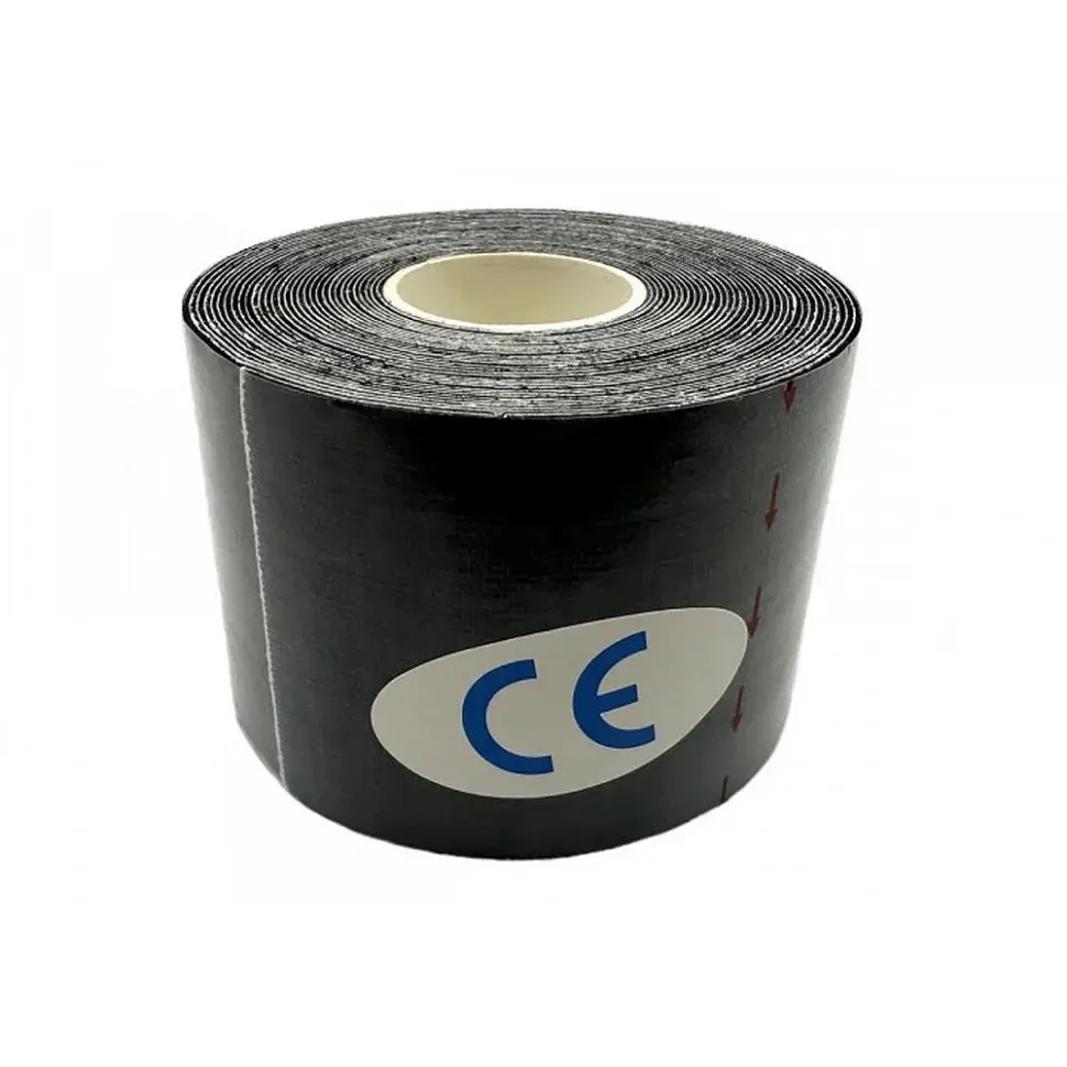 Кінезіологічний тейп Kinesio EasyFit EF-2080-BK, чорний - фото 2