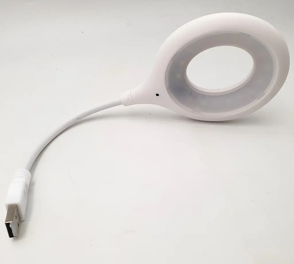 Гнучка USB LED настільна лампа з голосовим керуванням англійський підсвічування нічник 1,5Вт UKC LK-50 - фото 8