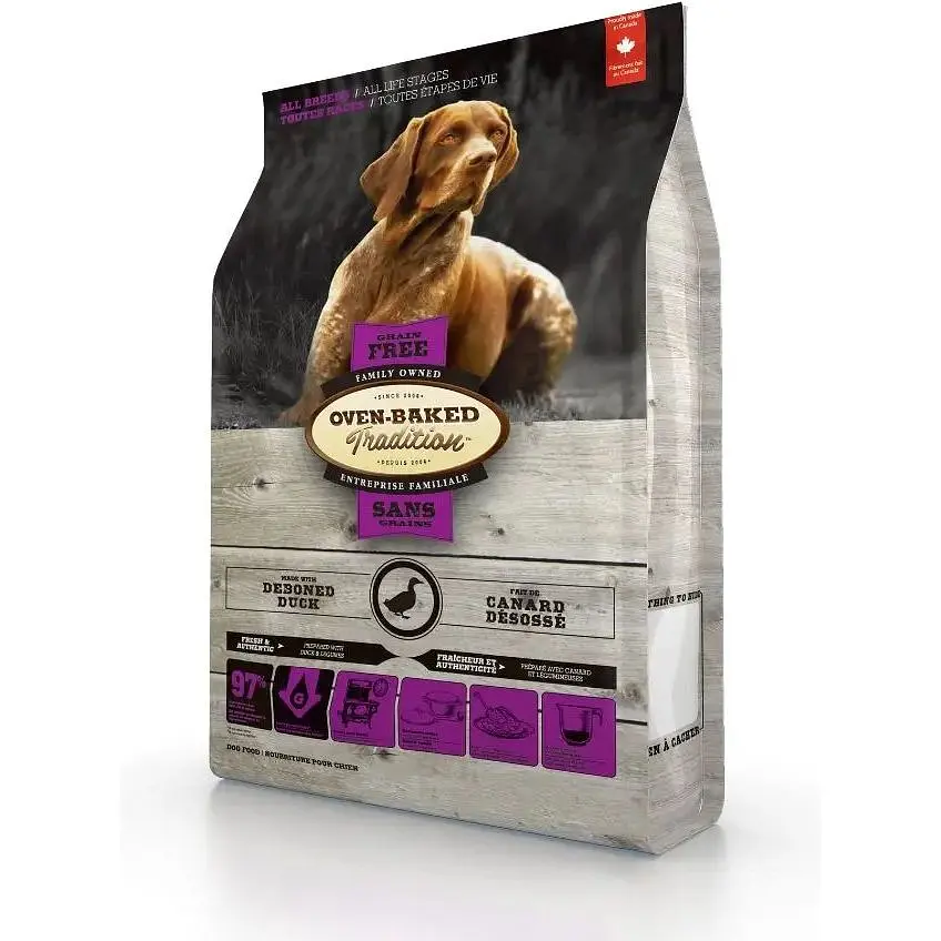 Сухой корм для собак Oven-Baked Tradition, беззерновий, из свежего мяса утки, 10,44 кг - фото 3