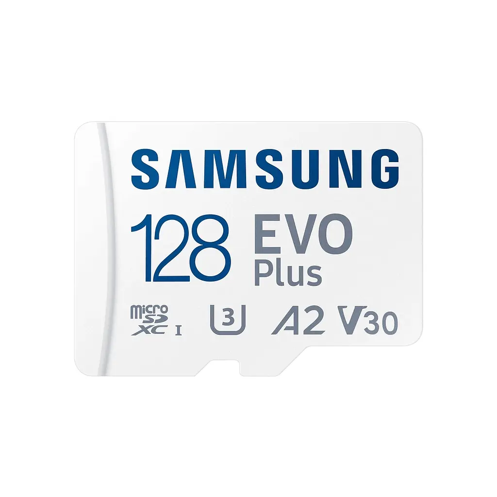 Карта пам'яті Samsung 128 GB microSDXC Class 10 UHS-I U3 V30 A2 EVO Plus+SD Adapte (MC128SA/EU) - фото 2
