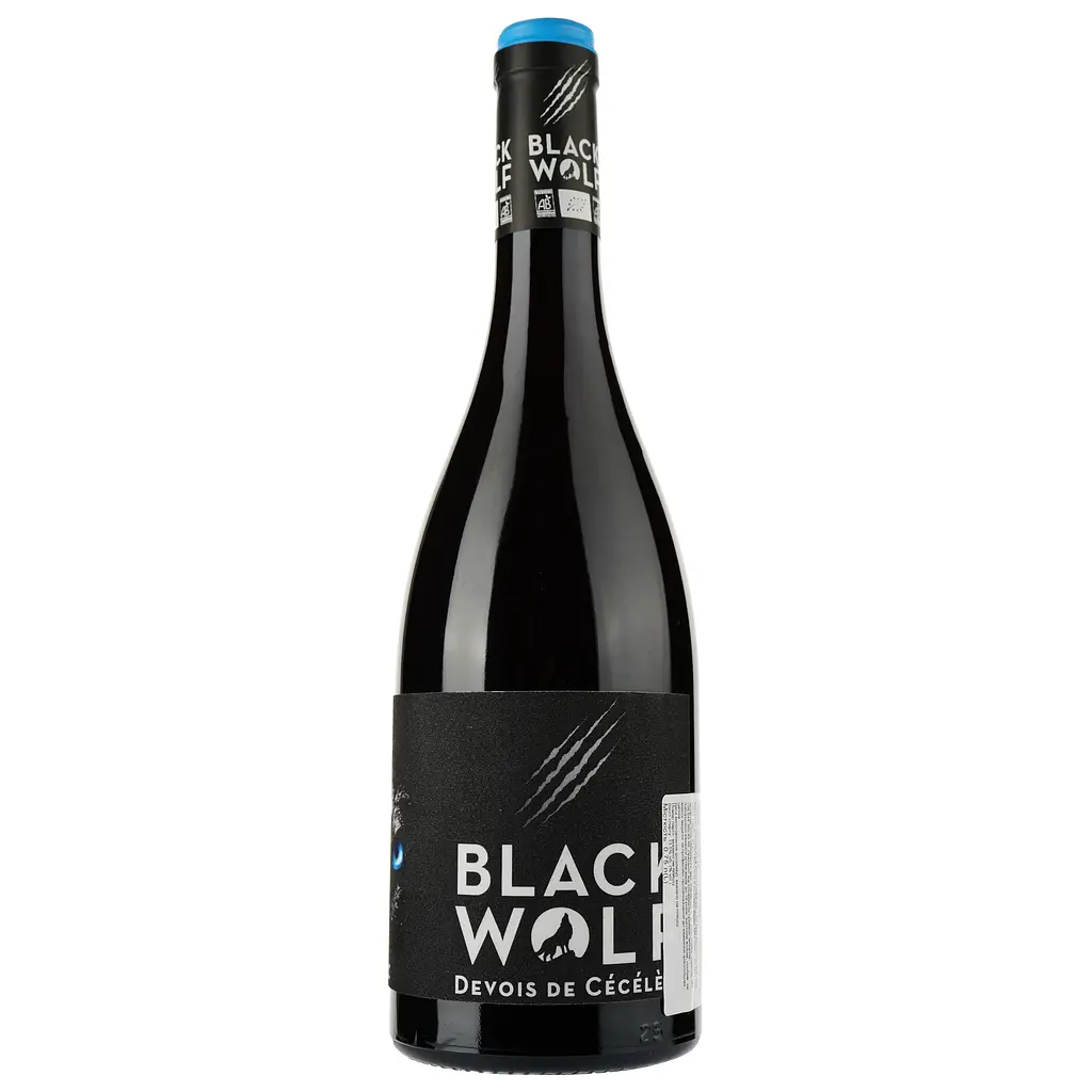 Вино Black Wolf Devois De Ceceles Rouge Bio 2021 AOP Languedoc, червоне, сухе, 0,75 л - фото 2