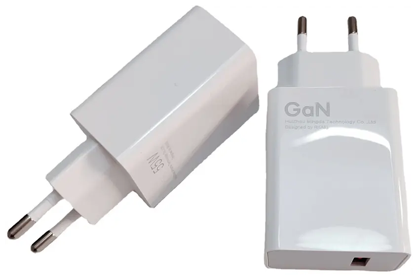 Мережевий зарядний пристрій Xiaomi5A 55W GaN QC 3.0 EU MDY-12-EA - фото 6