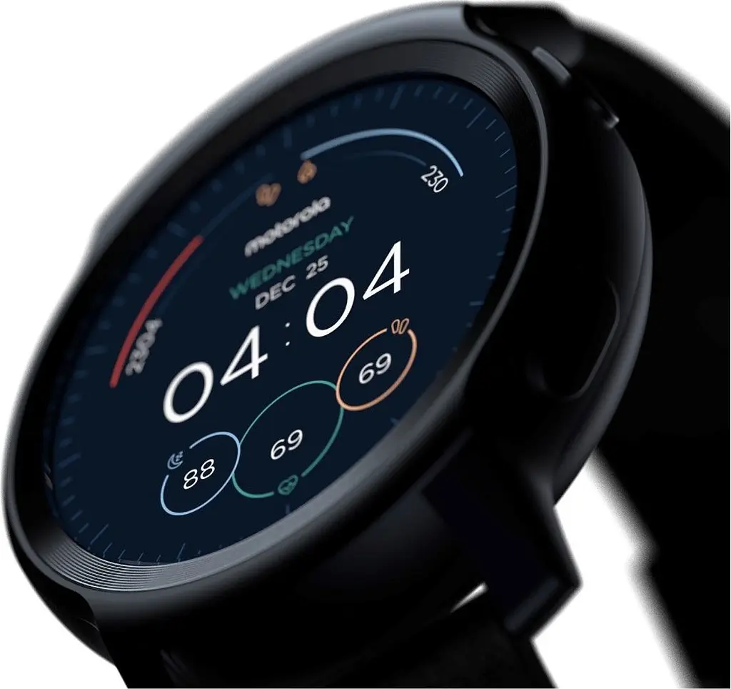 Смарт-годинник Motorola Moto Watch 100 Phantom Black [MOSWZ100-PB] [102586] - фото 6