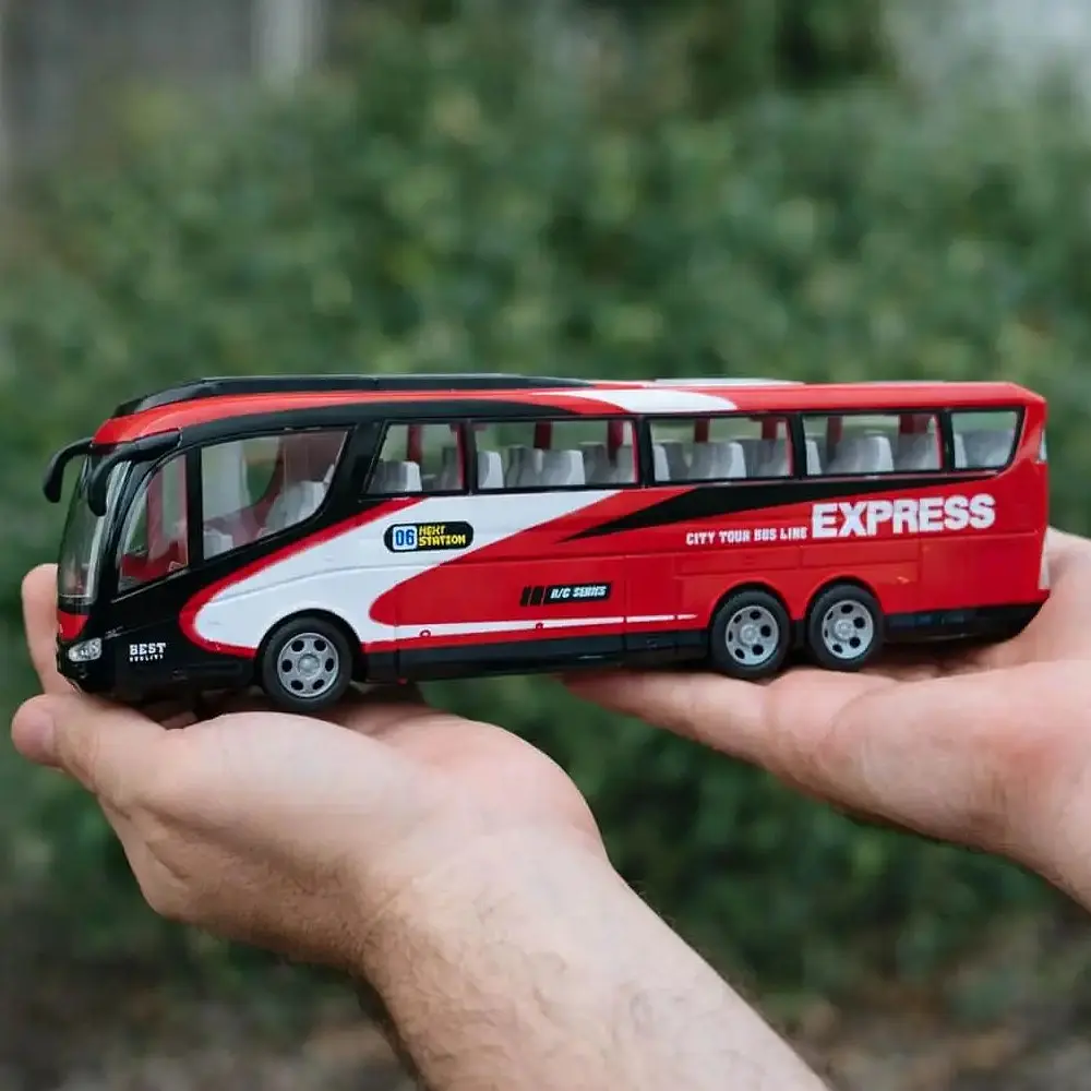Радіокерований автобус City Bus 36 см з акумулятором 3.7V, 2.4GHz, світлові ефекти, дитяча машинка на пульті - фото 4