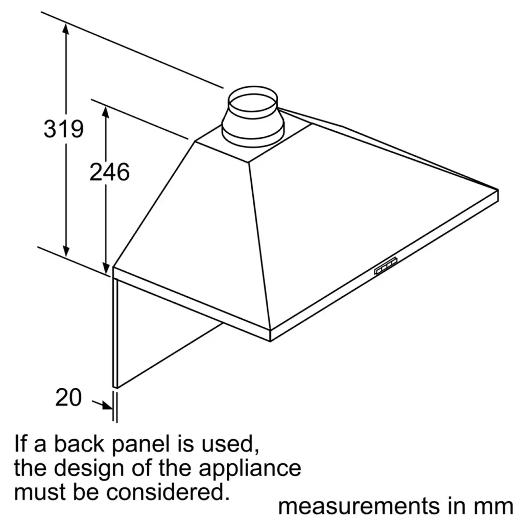 Настінна витяжка Bosch DWP66BC50A 60 см - фото 4