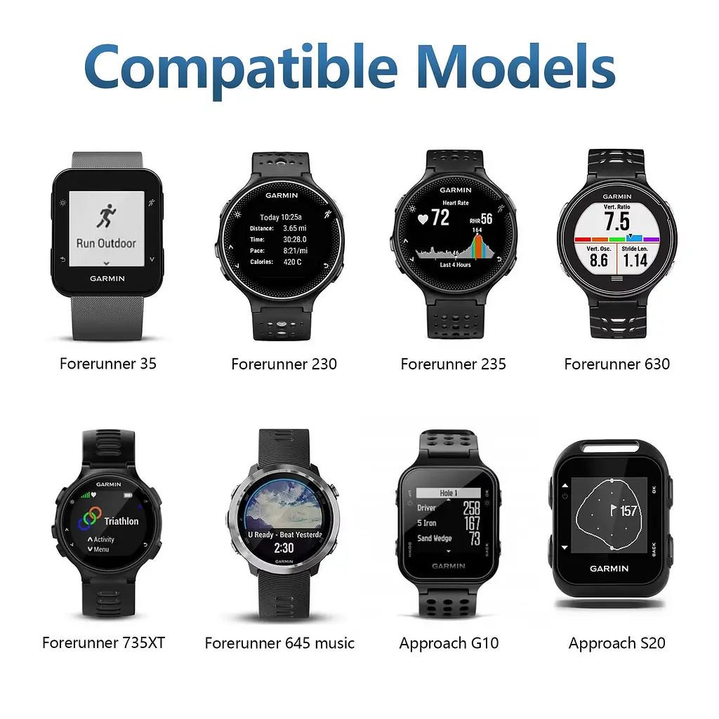 Зарядное устройство для смарт-часов Garmin Forerunner 35,230,235,630,735XT,645 - фото 3