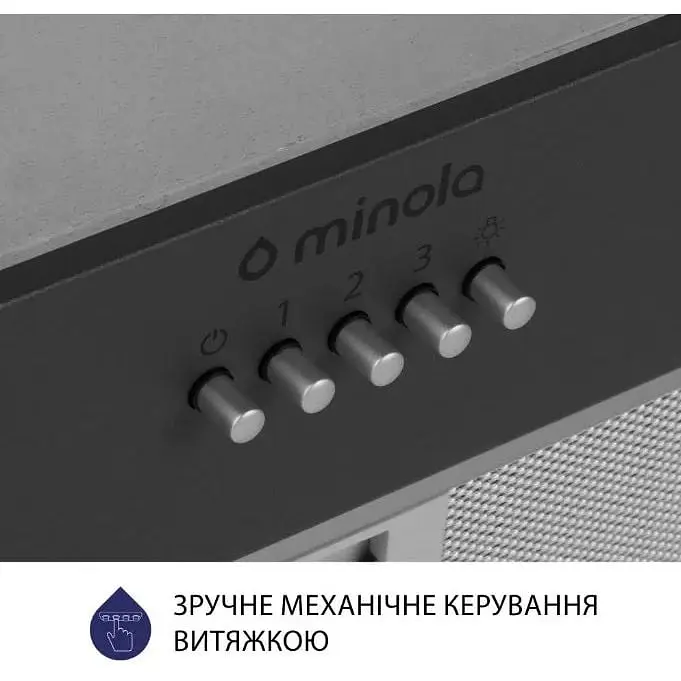 Витяжка вбудована Minola HBI 5204 GR 700 LED - фото 5
