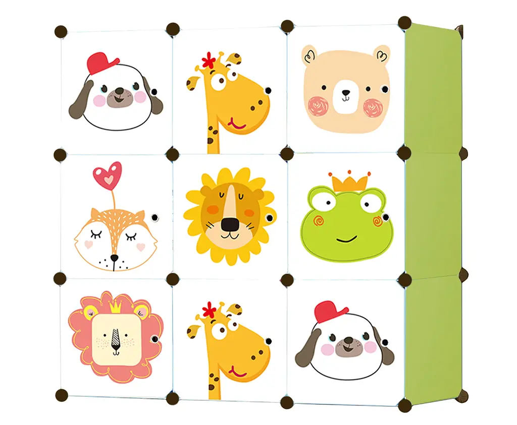Модульна шафа-органайзер Leobert Kids для дитячих іграшок зелений - фото 2