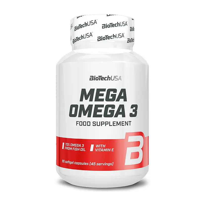 Жирні кислоти BiotechUSA Mega Omega 3 90 капсул - фото 2