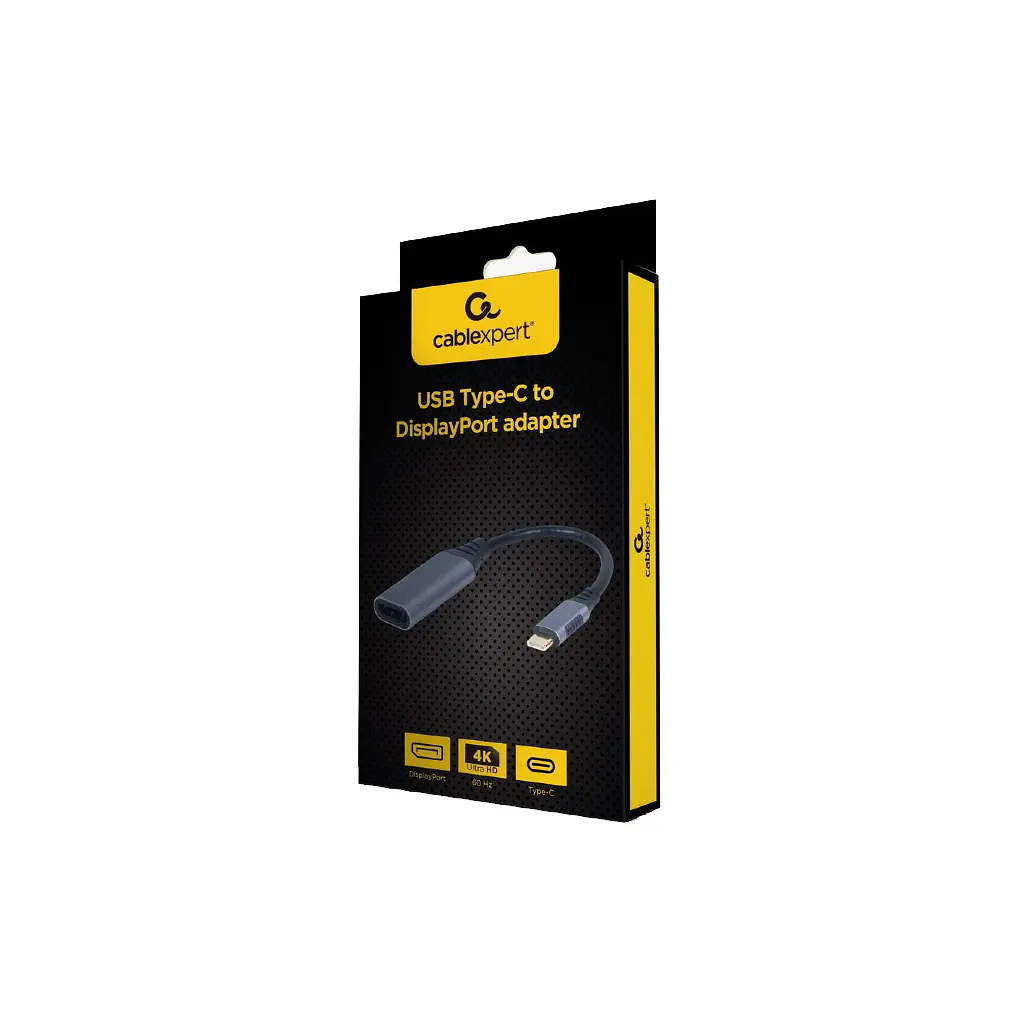 Переходник USB-C to DisplayPort, 4К 60Hz Cablexpert (A-USB3C-DPF-01) - фото 3