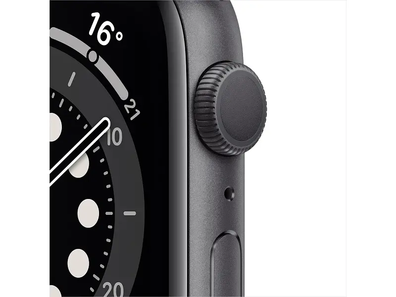 Смарт-годинник Apple Watch Series 6 GPS 44mm Space Gray Aluminum Case w. Black Sport B. (M00H3) - фото 5