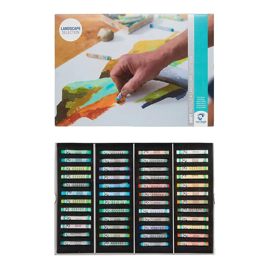 Набор сухой мягкой пастели Van Gogh Royal Talens 48 цветов - фото 3