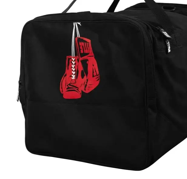 Спортивна сумка TITLE Boxing Deluxe Gear Bag Black (TBAG45 BK/BK) - фото 7