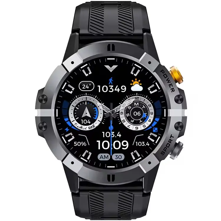 Часи Oukitel BT15 сріблясті