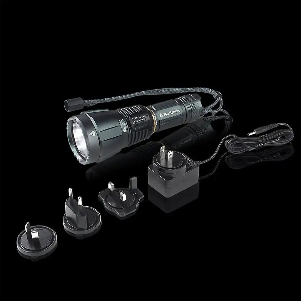 Фонарь тактический Mactronic Blitz K3 (3000 Lm) Rechargeable Темно-серый - фото 3