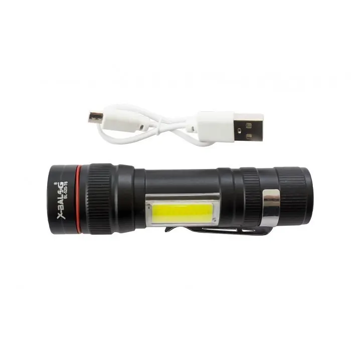 Тактичний ліхтар ручний акумуляторний BL POLICE BL 520 T6 300 Lumen USB (49972) - фото 3